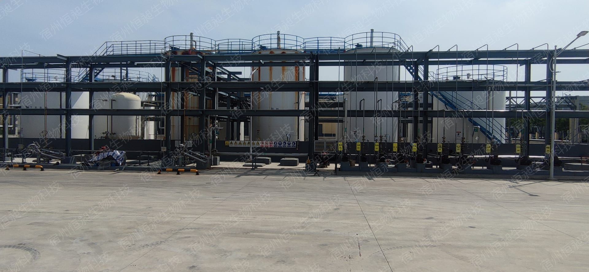 Storage tank area