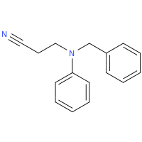 N-Cyanoethyl-N-benzylaniline Chemical Structure