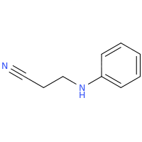 N-氰乙基苯胺化学结构式