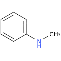N-甲基苯胺化学结构式